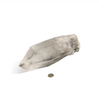 Lemurian Black Phantom Quartz Point U#1 - 9"L from The Rock Space