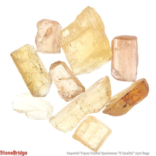Imperial Topaz Specimens E 25ct    from Stonebridge Imports