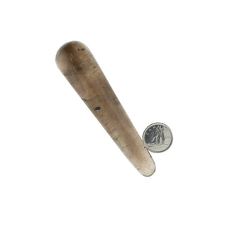 Smoky Quartz A Round Massage Wand - Medium #2 - 3" to 4"    from Stonebridge Imports