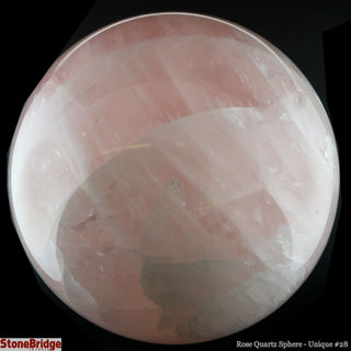 Rose Quartz Sphere U#28 - 5"    from Stonebridge Imports