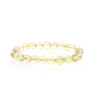 Lemon Quartz Round Bracelet - 8mm    from Stonebridge Imports