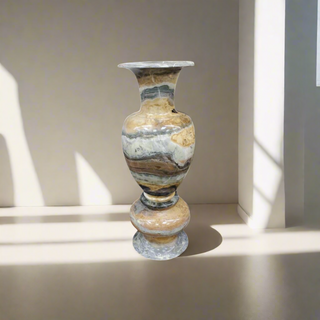 Jade Multicolor Vase Unique #1 - 40 1/2"    from Stonebridge Imports