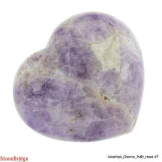 Amethyst Chevron Puffy Heart #1 15 to 24g    from Stonebridge Imports