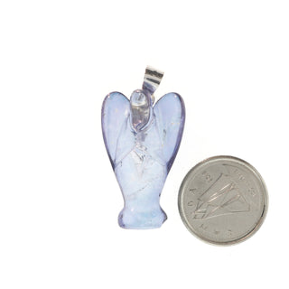 Lavender Aura Angel - 925 Silver Pendant from Stonebridge Imports