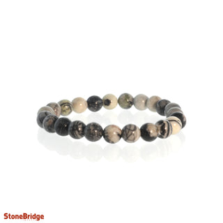 Silk Stone Round Bracelet - 8mm    from Stonebridge Imports