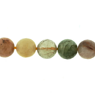 Mix Rutilated Quartz Faceted - Round Strand 15" - 8mm    from Stonebridge Imports
