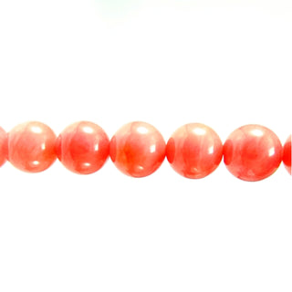 Pink Coral - Round Strand 7" - 8mm    from Stonebridge Imports