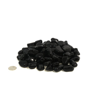 Black Obsidian Tumbled Stones    from Stonebridge Imports