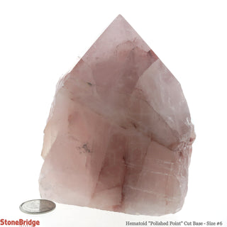 Hematoid Cut Base, Polished Point Tower #6    from Stonebridge Imports
