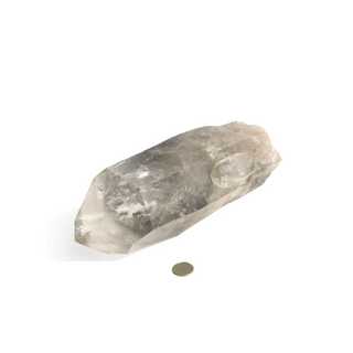 Lemurian Black Phantom Quartz Point U#1 - 9"L from The Rock Space