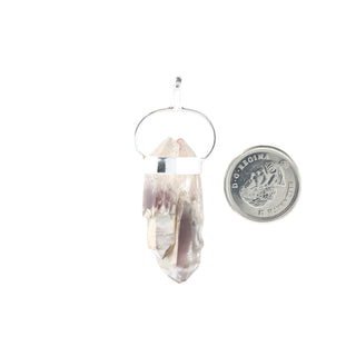 Lithium Quartz Double Terminated - 925 Silver Pendant from Stonebridge Imports