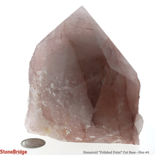 Hematoid Cut Base, Polished Point Tower #6    from Stonebridge Imports