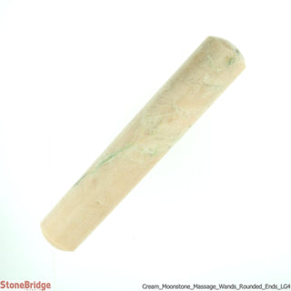 Moonstone Cream Rounded Massage Wand - Large #2 - 3 1/2" to 4 1/2"    from Stonebridge Imports