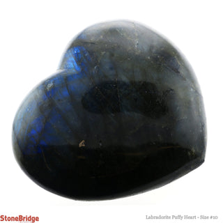 Labradorite Puffy Heart #10 - 350g to 399g    from Stonebridge Imports