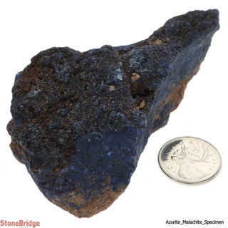 Azurite With Malachite Specimen #4 - 3" to 4 1/2"    from Stonebridge Imports