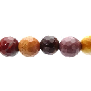 Mookaite Jasper Faceted - Round Strand 15" - 6mm    from Stonebridge Imports