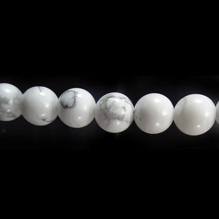 Howlite White - Round Strand 15" - 6mm from Stonebridge Imports