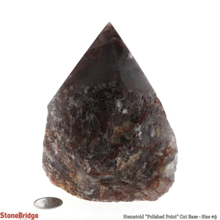 Hematoid Cut Base, Polished Point Tower #6    from Stonebridge Imports