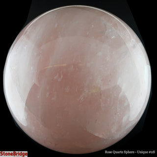 Rose Quartz Sphere U#28 - 5"    from Stonebridge Imports