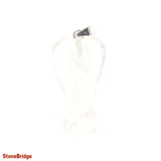 Clear Quartz Angel - 925 Silver Pendant from Stonebridge Imports