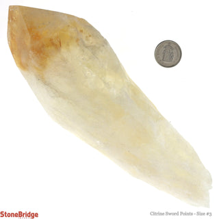Citrine Sword Points #3 (Enhanced) from Stonebridge Imports