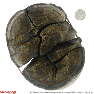 Rainbow Pyrite Geode U#9    from Stonebridge Imports