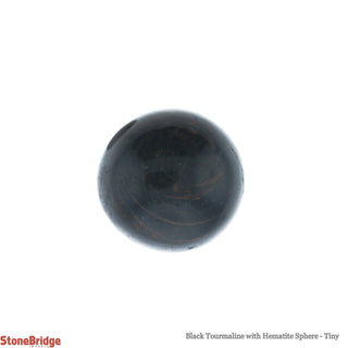 Tourmaline & Hematite Sphere Tiny from Stonebridge Imports