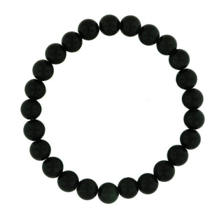 Obsidian Rainbow Round Bracelet - 8mm    from Stonebridge Imports