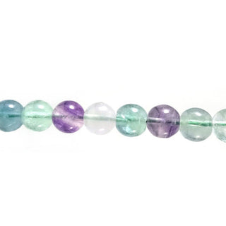 Fluorite - Round Strand 15" - 6mm    from Stonebridge Imports