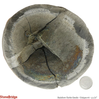 Rainbow Pyrite Geode U#7    from Stonebridge Imports