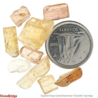 Imperial Topaz Specimens E 25ct    from Stonebridge Imports