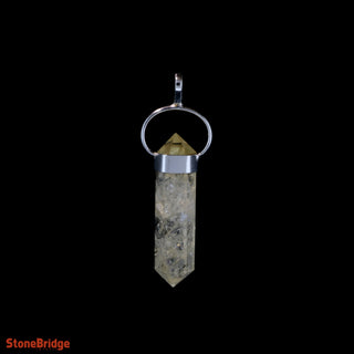 Citrine Double Terminated - 925 Silver Pendant (Enhanced) from Stonebridge Imports
