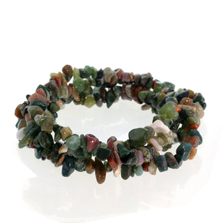 Agate India Chip Strands - 5mm to 8mm    from Stonebridge Imports