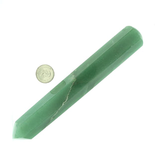 Green Aventurine Pointed Massage Wand - Extra Large #3 - 5 1/4" to 7"    from Stonebridge Imports