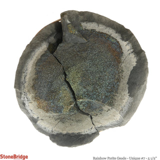 Rainbow Pyrite Geode U#7    from Stonebridge Imports