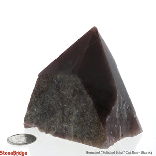 Hematoid Cut Base, Polished Point Tower #4    from Stonebridge Imports