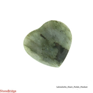 Labradorite Puffy Heart # 1 - 15 to 24G    from Stonebridge Imports