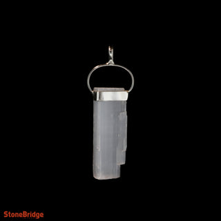 Selenite Point - 925 Silver Pendant from Stonebridge Imports