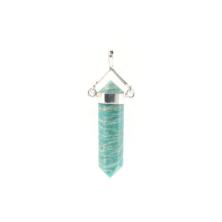 Amazonite Double Terminated Swivel - 925 Silver Pendant from Stonebridge Imports