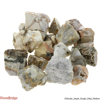 Orbicular Jasper Chips - Medium    from Stonebridge Imports