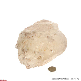 Lightning Quartz Point U#4 - 5" x 3" from Stonebridge Imports