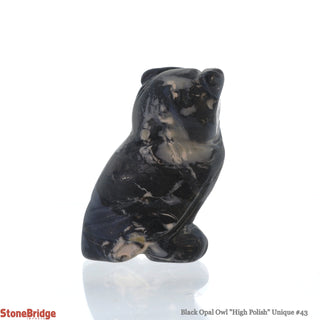 Black Opal Owl  Polish U#43    from Stonebridge Imports
