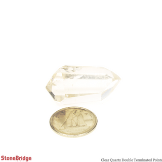Clear Quartz E Double Terminated Polished Point    from Stonebridge Imports