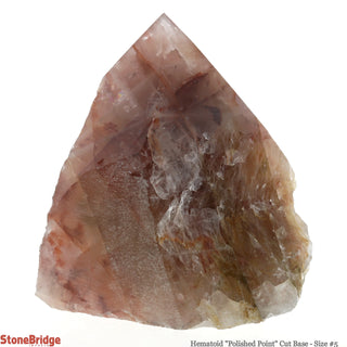 Hematoid Cut Base, Polished Point Tower #6    from Stonebridge Imports