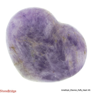 Amethyst Chevron Puffy Heart #6 150 to 199g    from Stonebridge Imports