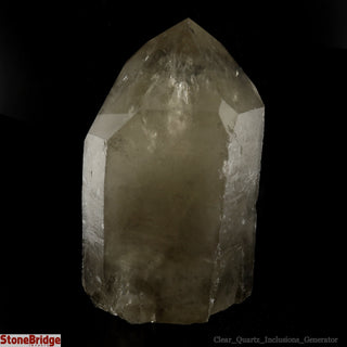 Clear Quartz Generator with Inclusions U#4 - 4 3/4"    from Stonebridge Imports