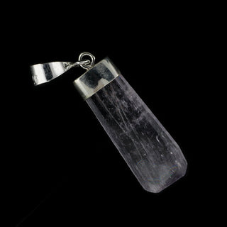Kunzite Polished Sterling Silver Pendant - 3/4" to 1 2/3"    from Stonebridge Imports