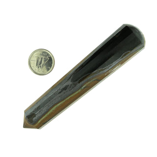 Tiger's Eye Pointed Massage Wand - Medium #2 - 3" to 4"    from Stonebridge Imports