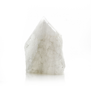 White Quartz Cut Base, Polished Point Tower #5    from Stonebridge Imports