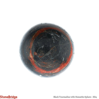 Tourmaline & Hematite Sphere from Stonebridge Imports